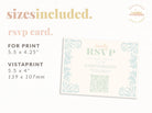 Art Deco Wedding RSVP QR Card - Bessie - The Sundae Creative