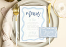 Menu & Placecard Combo - Polly - The Sundae Creative