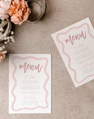 Menu + Placecard Combo - Polly - The Sundae Creative