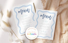 Menu + Placecard Combo - Polly - The Sundae Creative