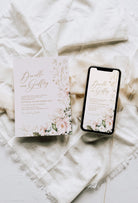 Chloe Digital SMS Wedding Invitation .Digital Wedding Invitation .The Sundae Creative