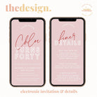 Digital 40th Birthday Invitation Template - The Sundae Creative