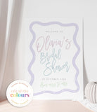 Bridal Shower Welcome Sign - Polly - The Sundae Creative