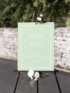 Bella Mint Bridal Shower Welcome Sign - The Sundae Creative