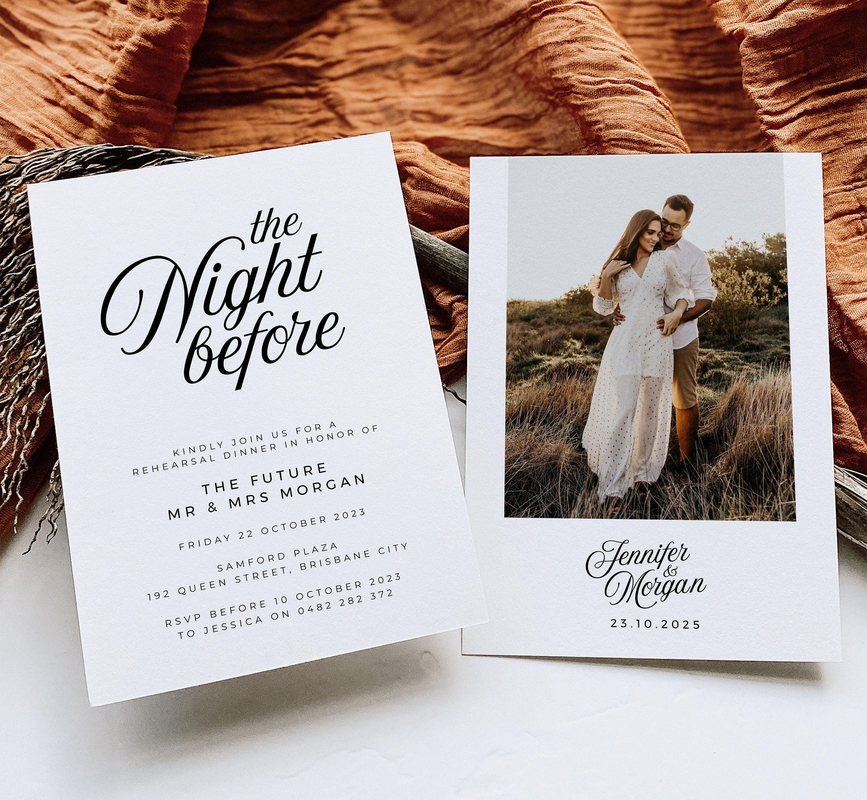 Sofia Wedding Rehearsal Dinner Invite - The Sundae Creative