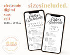 Sofia Bachelorette Weekend Events Itinerary .Hens Party Invitation .The Sundae Creative