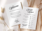 Sofia Modern Wedding Events Card Template - The Sundae Creative