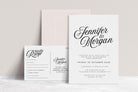 Sofia Modern Wedding Invitation Suite .Wedding Invitation .The Sundae Creative