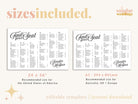 Sofia Wedding Alphabetical Seating Chart - The Sundae Creative