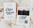 Sofia QR Wedding Invitation .Wedding Invitation .The Sundae Creative