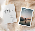 MIRAGE Minimal Wedding Invitation Template, Simple Elegant Wedding Invitation Template, Printable Modern Wedding Invitation, Templett