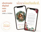 Holly Digital Christmas Photo Template - The Sundae Creative