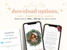 Holly Digital Christmas Photo Template - The Sundae Creative