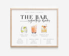 BRIBIE Minimal Wedding Bar Signature Drinks Menu - The Sundae Creative