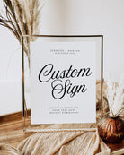 SOFIA Wedding Custom Sign Template - The Sundae Creative