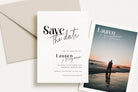 MIRAGE Minimal Save the Date Template - The Sundae Creative