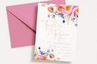 Ella Spring Wedding Invitation Suite .Wedding Invitation .The Sundae Creative