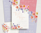 Ella Spring Wedding Invitation Suite .Wedding Invitation .The Sundae Creative