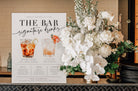 Bribie Wedding Bar Drinks Menu .Wedding Drinks Menu .The Sundae Creative