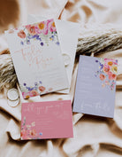 Ella Spring Wedding Invitation Suite .Wedding Invitation .The Sundae Creative