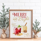 Christmas Cocktail Sign Template - The Sundae Creative