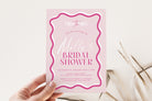 SONNY Pink Wavey Bridal Shower Invite