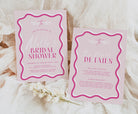 SONNY Pink Wavey Bridal Shower Invite