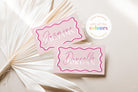 SONNY Pink Editable Placecard Template - The Sundae Creative