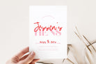 Pink Red Hens Invitation Template - The Sundae Creative