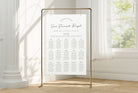 Dazzle Wedding Seating Chart .Wedding Seating Plan .The Sundae Creative