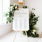 Dazzle Alphabetical Seating Chart .Wedding Seating Plan .The Sundae Creative