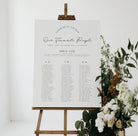 Dazzle Alphabetical Seating Chart .Wedding Seating Plan .The Sundae Creative