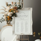 Dazzle Alphabetical Seating Chart .Wedding Seating Plan .The Sundae Creative