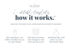 DAZZLE Wedding Weekend Events Template, Modern Wedding Welcome Note, Wedding Event Timeline, Minimal Wedding Schedule, Editable Templett