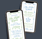GEORGIE Digital The Night Before Rehearsal Dinner Invitation Template, SMS Fun Rehearsal Invite, Editable Templett Download