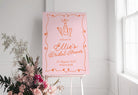 GEORGIE Modern Pink Bridal Shower Welcome Sign Template, Illustration Bridal Shower Weekend, Pink Hens Welcome, Editable Templett Download