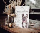 Dog Signature Drink Sign, Pet Signature Cocktail Sign, Minimalist Bar Sign, Dog Cocktail Sign, Editable Template, Bar Menu DAZZLE