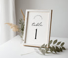 DAZZLE Wedding Table Numbers Template, Printable Table Numbers, Table Signs, Editable Modern Wedding, Instant Download Templett