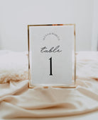 DAZZLE Wedding Table Numbers Template, Printable Table Numbers, Table Signs, Editable Modern Wedding, Instant Download Templett