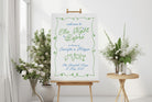 GEORGIE Whimsical Rehearsal Dinner Sign | Engagement Sign | The Night Before Welcome Sign | Editable Welcome Sign Templett