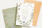 BETTY Floral Bridal Shower Invitation Template, Editable Printable Bridal Shower Invitation Card, Wildflower, Templett Instant Download