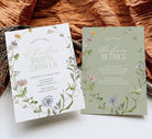 BETTY Floral Bridal Shower Invitation Template, Editable Printable Bridal Shower Invitation Card, Wildflower, Templett Instant Download