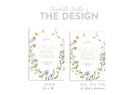 BETTY Bridal Shower Welcome Sign Template, Boho Floral bridal Shower Welcome, Wildflower template, digital Templett Instant Download