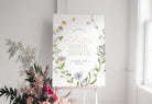 BETTY Bridal Shower Welcome Sign Template, Boho Floral bridal Shower Welcome, Wildflower template, digital Templett Instant Download