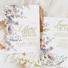 KELSY Wildflower Bridal Shower Invitation, Spring Floral Invitation, Bridal Shower Invitation template, Editable Templett Download