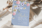 BIANCA Blue Florals Bridal Brunch Invitation Template, Bridal Shower, Printable Invitation template, Instant Download Editable Templett