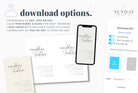 AYLA Modern Wedding Placecard Template Download, Hand Drawn Escort Cards Template, Editable Template Instant Download Templett