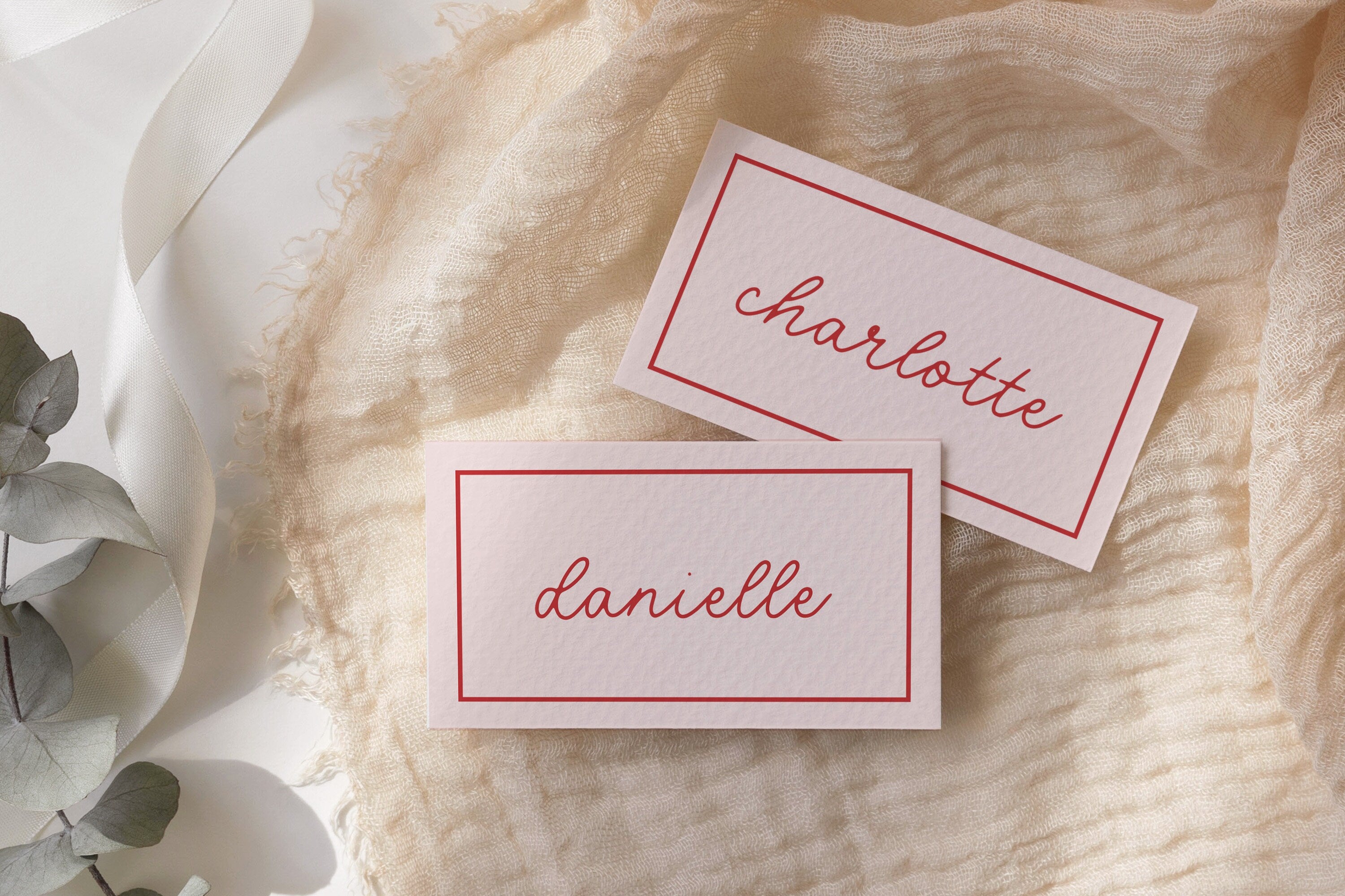 MINNIE Pink Bridal Shower Placecard Template Download, Stripes Modern Guest Name Shower Invite, Editable Template Instant Download Templett