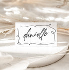 AYLA Modern Wedding Placecard Template Download, Hand Drawn Escort Cards Template, Editable Template Instant Download Templett