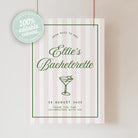 ROMY Editable Bachelorette Welcome Sign Template, Hamptons Coastal Welcome, Hens Weekend, Summer Sign Decor, Instant Download Templett